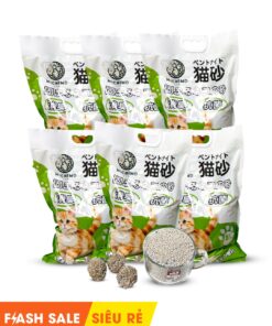 Combo 6 Túi Cát Đất Sét MICHIMO Bentonite 3.5kg/8L