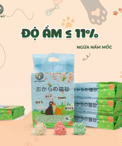 Cát đậu nành MICHIMO 6L – Cát vệ sinh cho mèo vón cục nhanh, khử mùi hiệu quả, không bụi - Ảnh 9