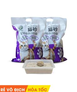 Combo 2 Túi Cát Đất Sét MICHIMO Bentonite 8L – Lavender