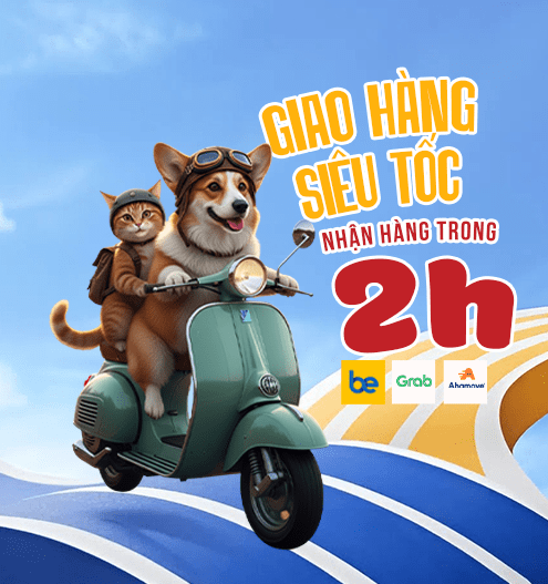 Giao hàng cát mèo siêu tốc