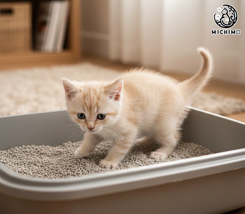 Mèo con có tự đi vệ sinh được không?