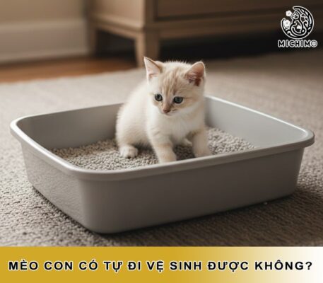 Mèo con có tự đi vệ sinh được không?