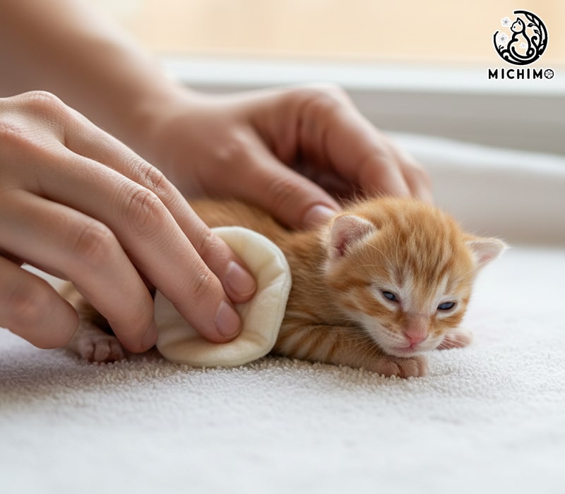 Tần suất mèo con đi vệ sinh bình thường