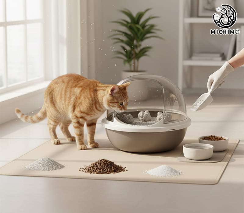Những yếu tố ảnh hưởng đến lượng cát mèo dùng mỗi tháng