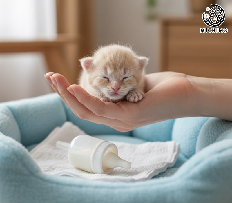 Cách chăm sóc mèo con 1 tháng tuổi mất mẹ