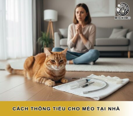 Cách thông tiểu cho mèo tại nhà