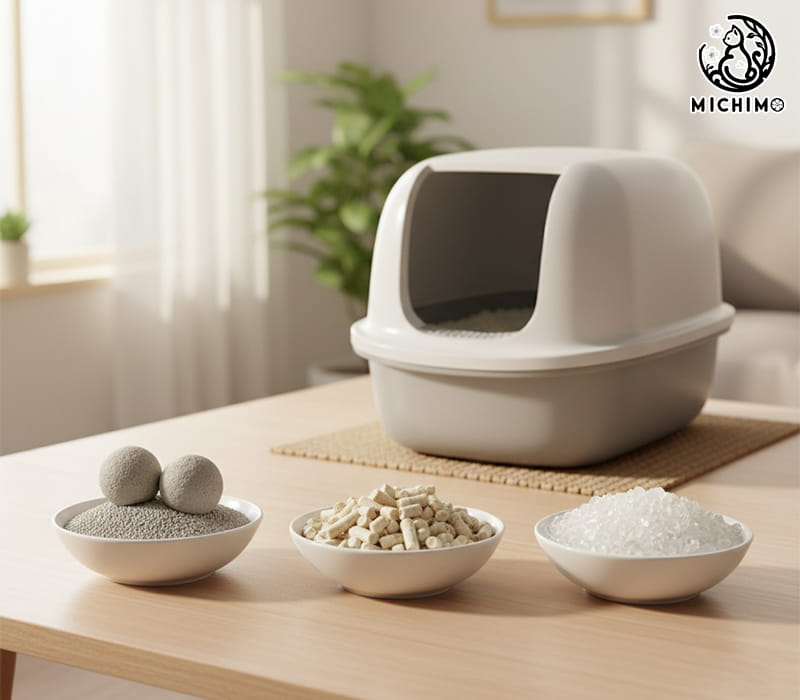 Gợi ý cát cho mèo tốt – được nhiều khách hàng Michimo Pet Shop tin dùng