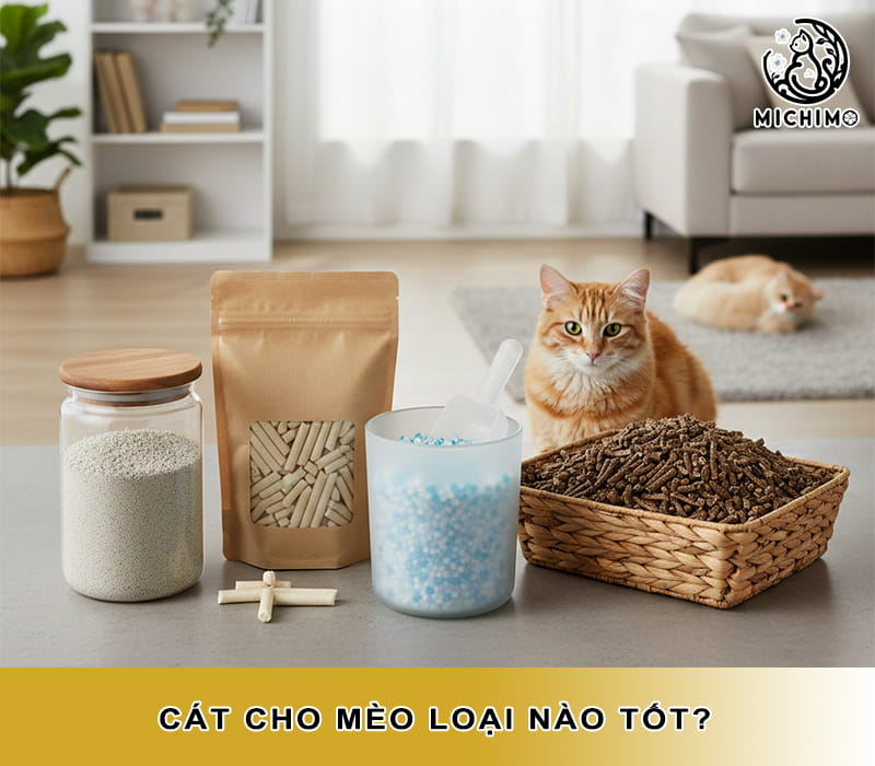 Cát cho mèo loại nào tốt?