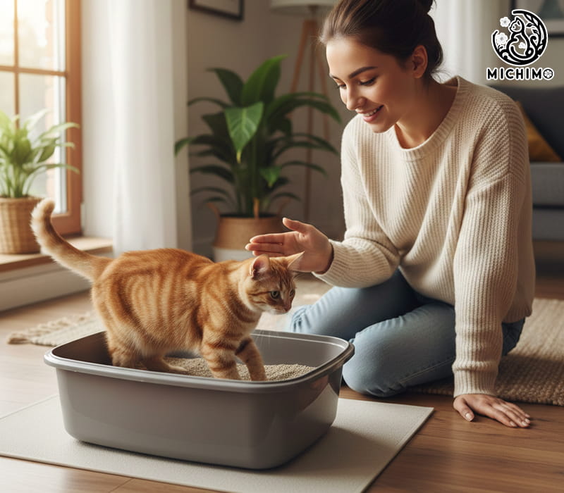 Dạy mèo đi vệ sinh đúng chỗ