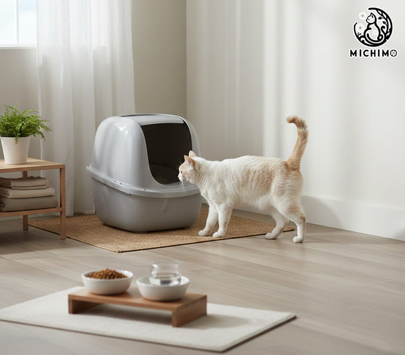 Vị trí đặt khay vệ sinh lý tưởng