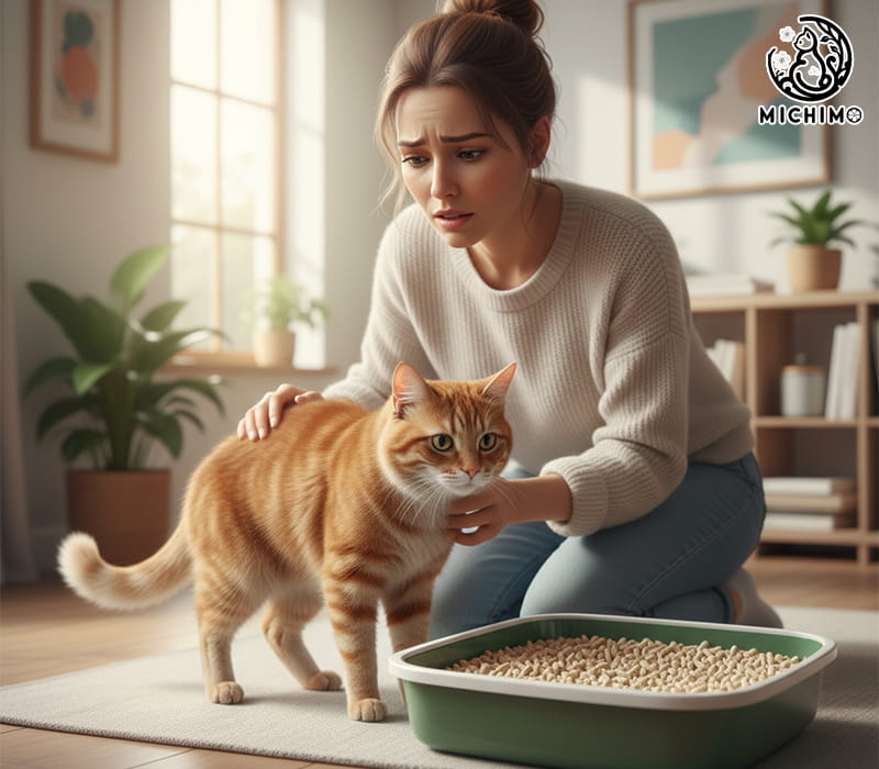 Khi mèo ăn cát đậu nành, chủ nuôi cần làm gì?