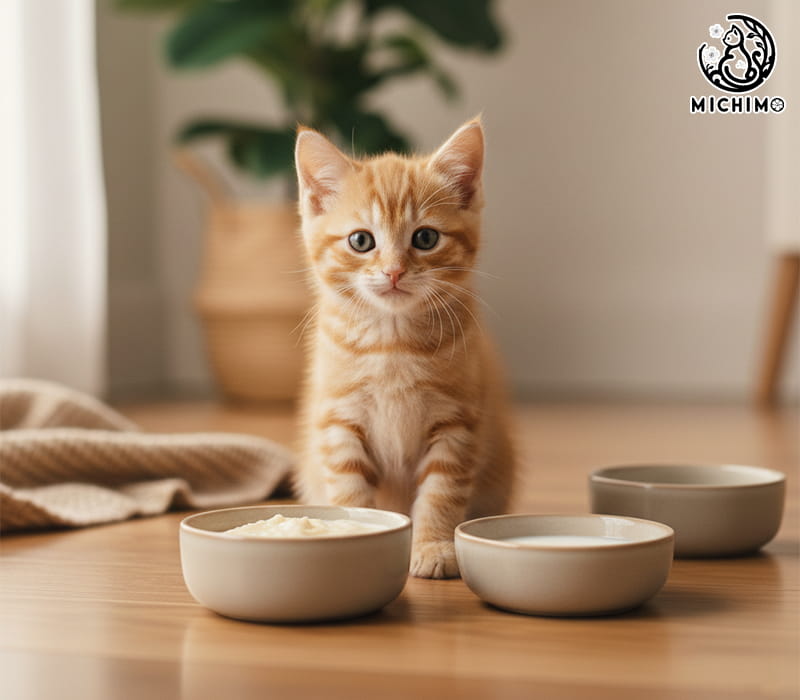 Mèo con 1 tháng tuổi nên ăn gì là tốt nhất?