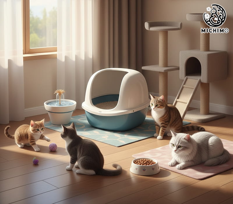 Những yếu tố ảnh hưởng đến số lần mèo đi vệ sinh