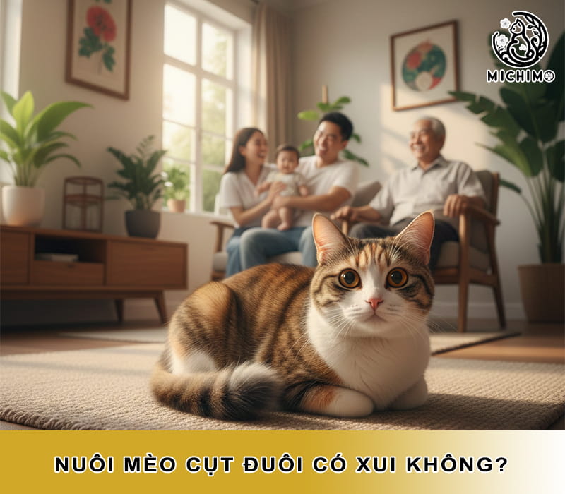 Nuôi mèo cụt đuôi có xui không?