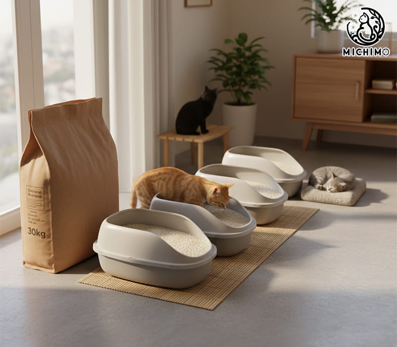 Vì sao cát vệ sinh cho mèo 30kg là lựa chọn tối ưu cho người nuôi mèo?