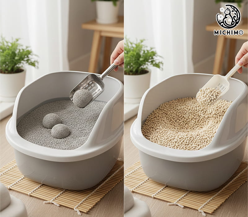 So sánh về khả năng vón cục và khử mùi