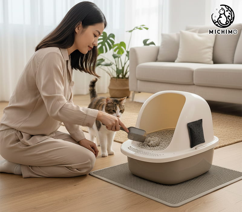 Kinh nghiệm sử dụng cát vệ sinh cho mèo để khử mùi hiệu quả