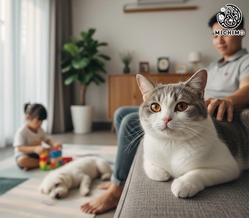Mèo bicolor có khác gì so với mèo đơn màu?