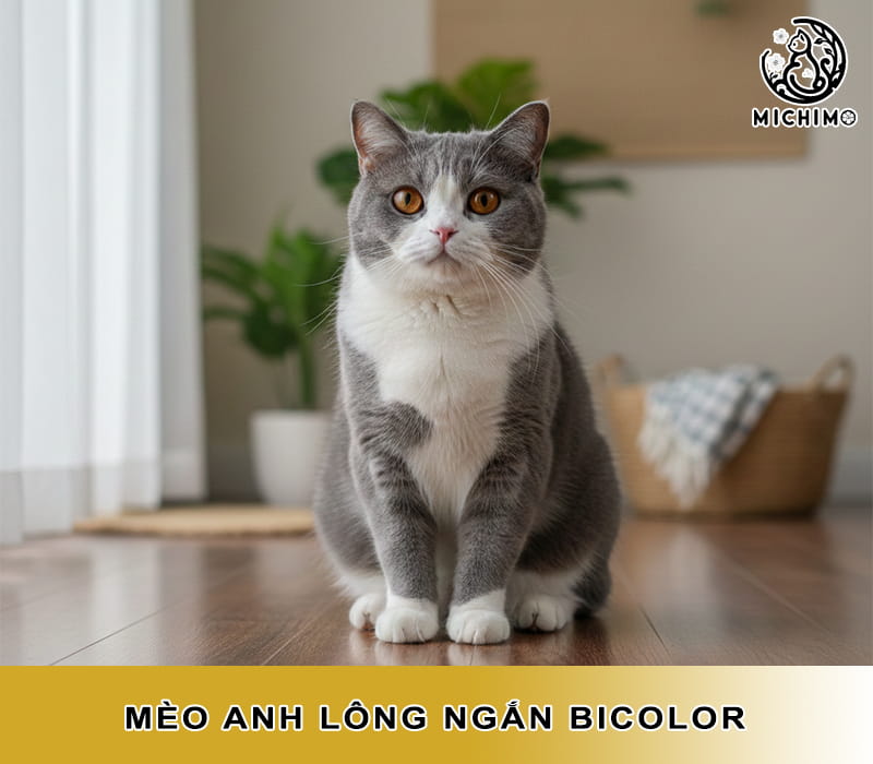 Mèo anh lông ngắn Bicolor