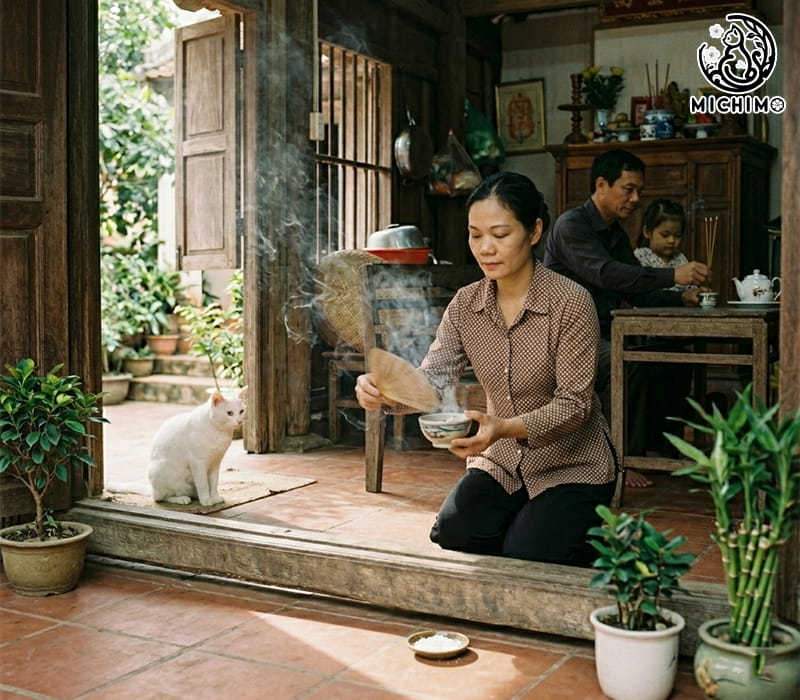 Cách giải vía dân gian thường áp dụng
