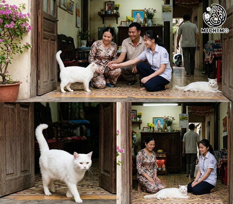 Dấu hiệu mèo có duyên với gia đình bạn