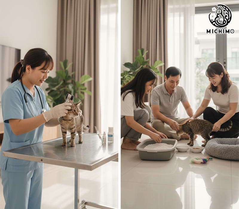 Quy trình nhận nuôi mèo đúng cách