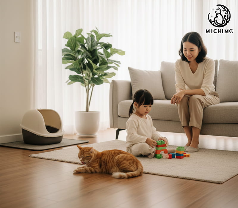 Trẻ em dưới 5 tuổi có nên nuôi mèo không?