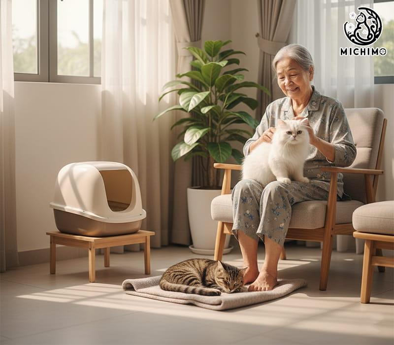 Người cao tuổi có nên nuôi mèo không?