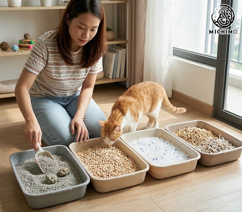 Các loại cát mèo được nhiều người nuôi mèo lựa chọn