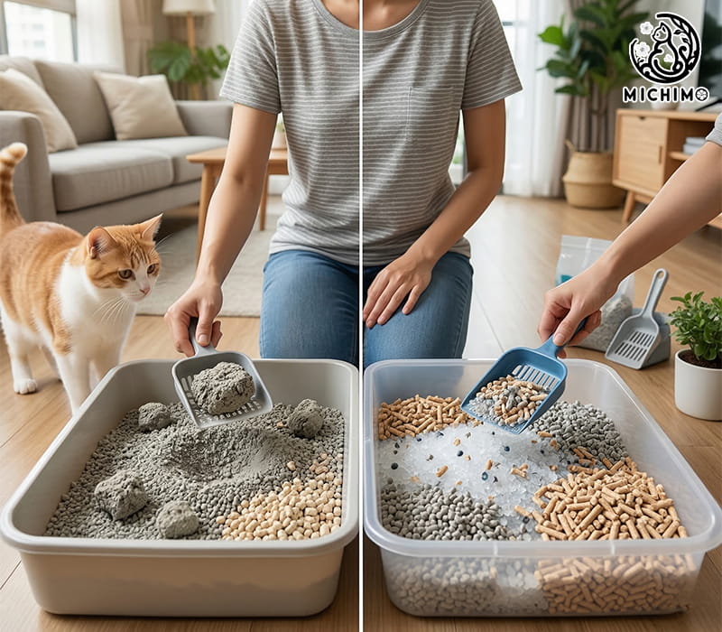 Tổng quan về các loại cát vệ sinh cho mèo hiện nay