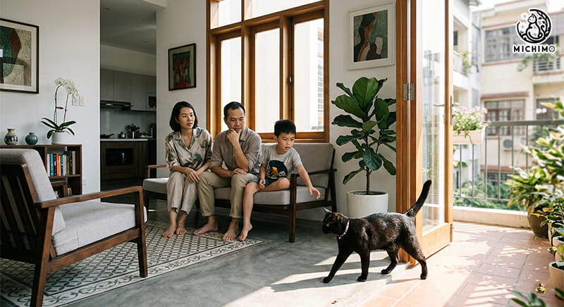 Vì sao nhiều người lo lắng khi mèo đen vào nhà?