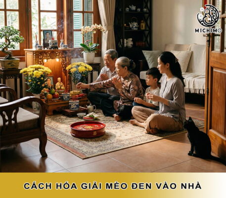 Cách hóa giải mèo vào nhà