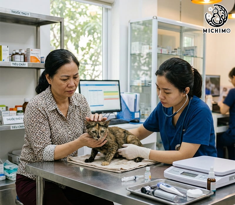 Khi nào cần đưa mèo đi bác sĩ thú y ngay?