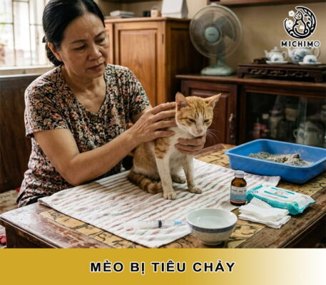 Mèo bị tiêu chảy