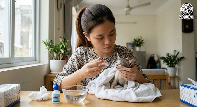 Bước 3: Bổ sung nước và điện giải