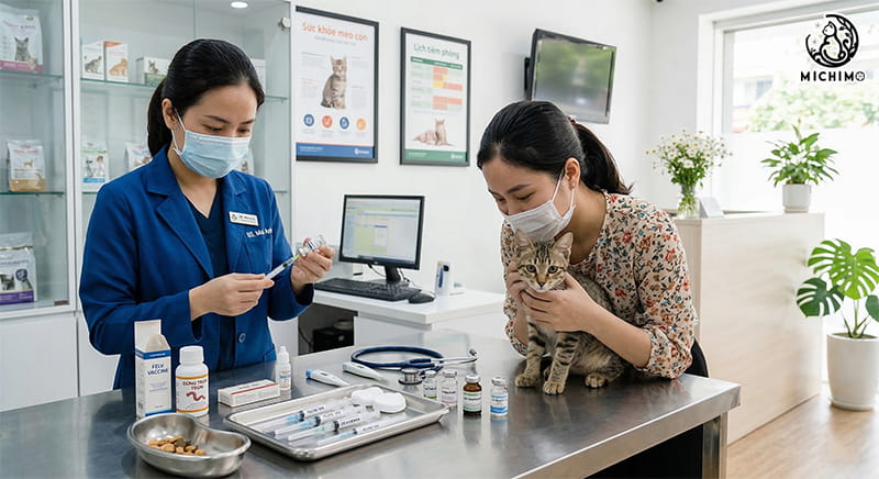 Lịch tẩy giun & tiêm phòng đầy đủ
