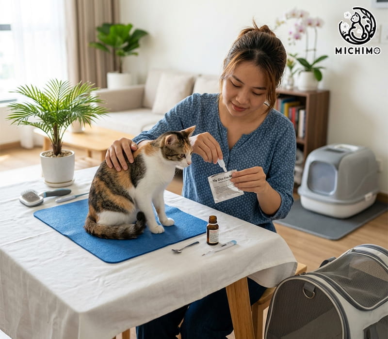 Tẩy giun định kỳ cho mèo