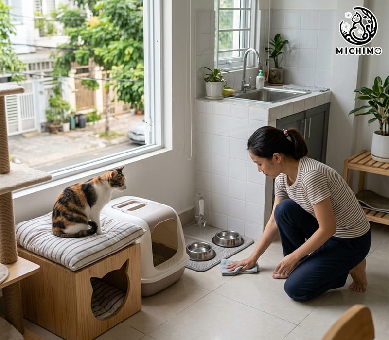 Giữ môi trường sống sạch sẽ