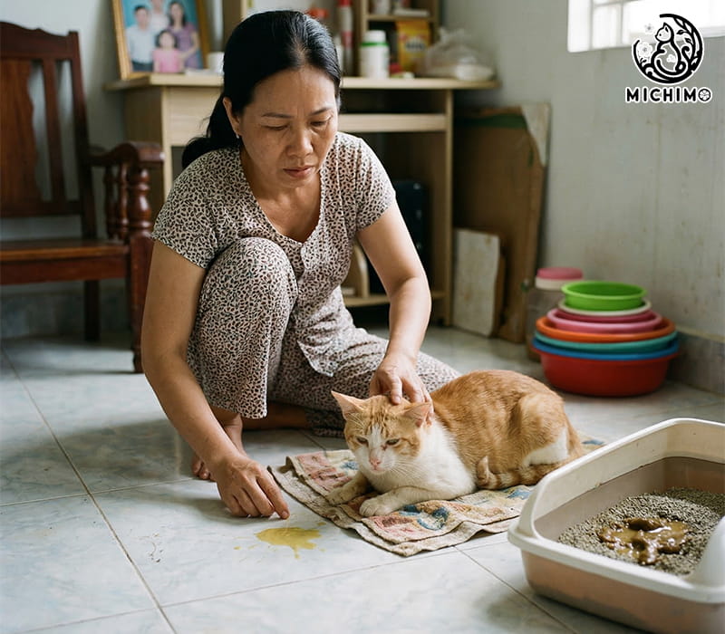 Nôn kèm tiêu chảy hoặc sốt