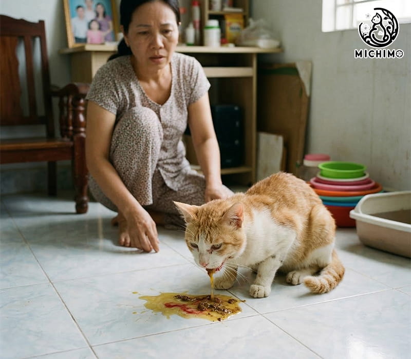 Có máu trong chất nôn