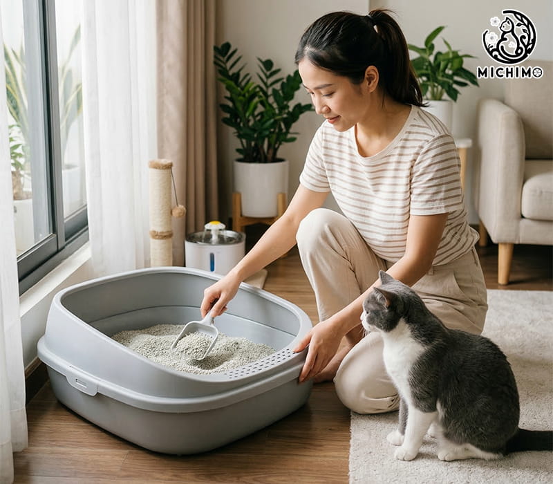 Sử dụng cát vệ sinh chất lượng