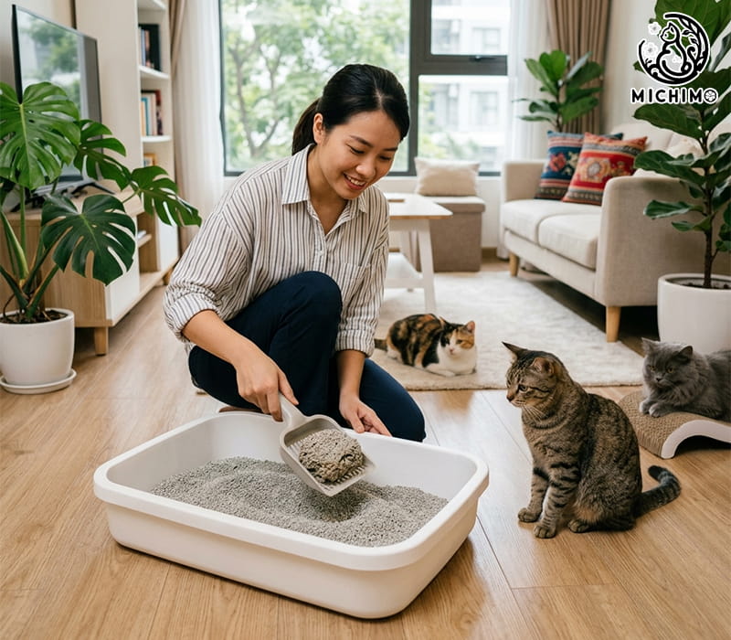 Nuôi nhiều mèo – cần cát vón tốt, tiết kiệm
