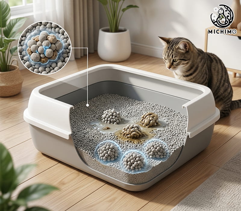 Cát bentonite – “vua” khử mùi