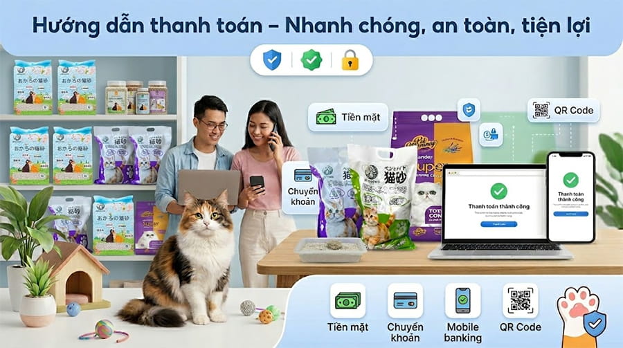 Hướng dẫn thanh toán tại Michimo Pet Shop