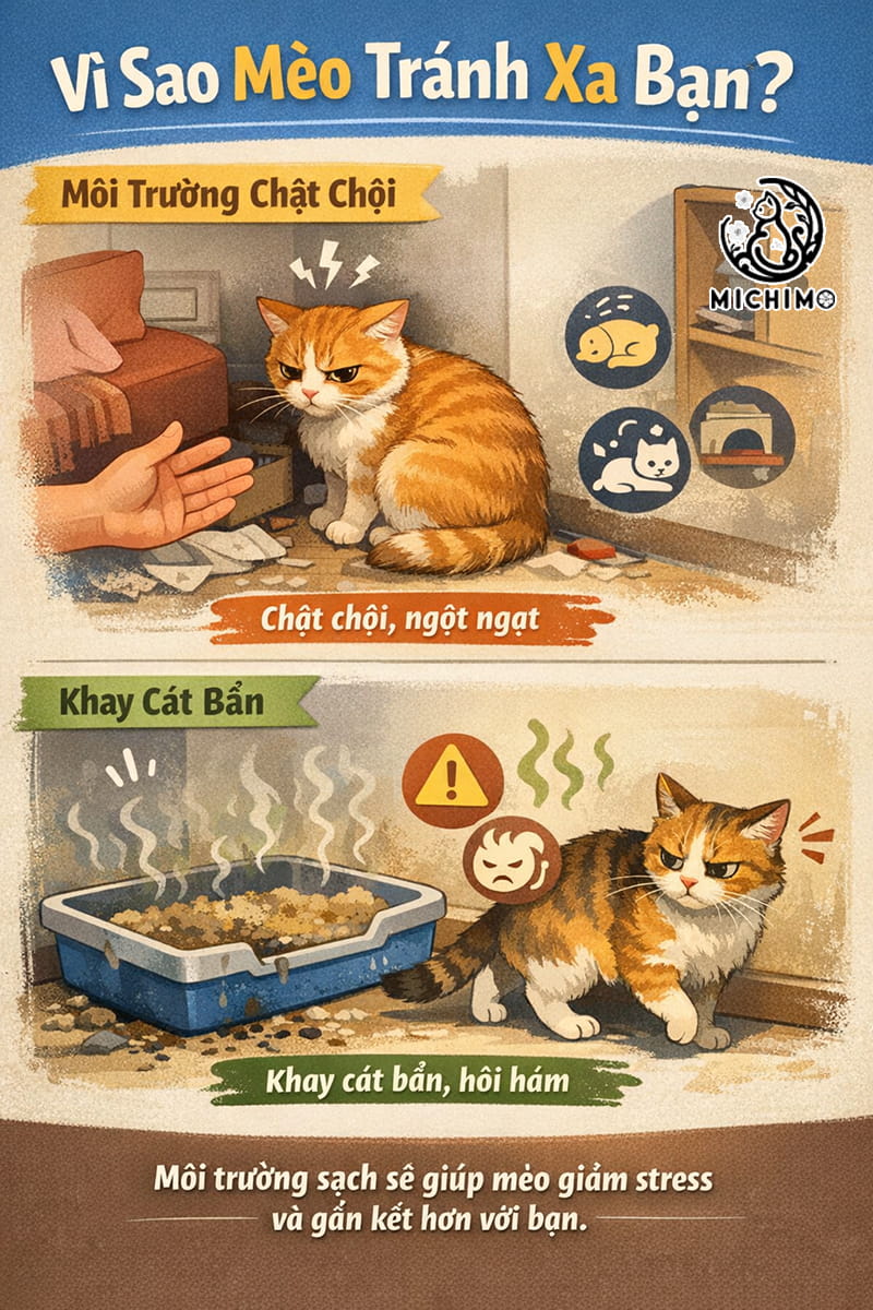 Môi trường sống không thoải mái