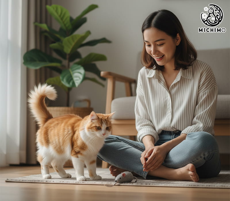 Mèo mang “quà” cho bạn (chuột, đồ chơi)