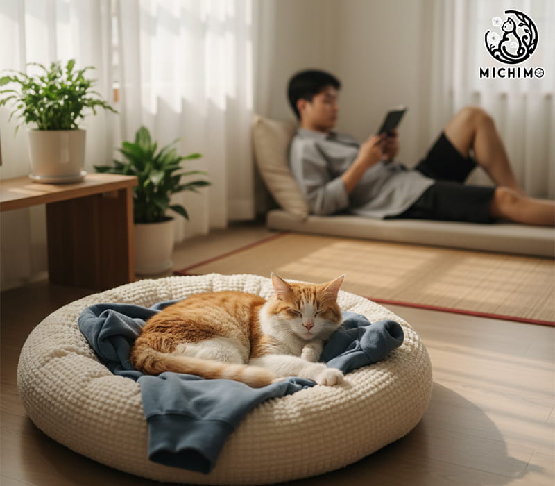 Chuẩn bị chỗ ngủ riêng cho mèo