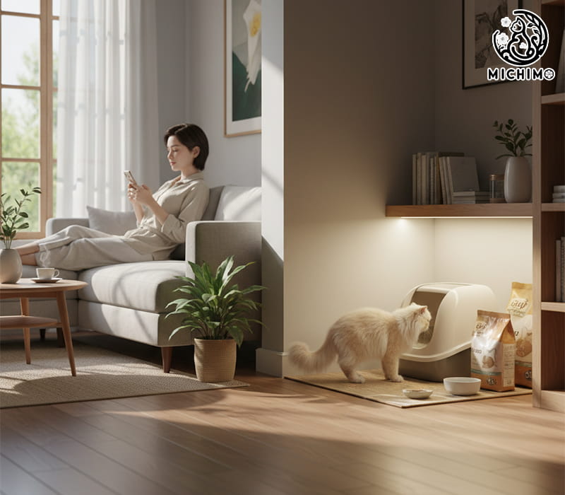 Chọn cát vệ sinh phù hợp để mèo thoải mái hơn