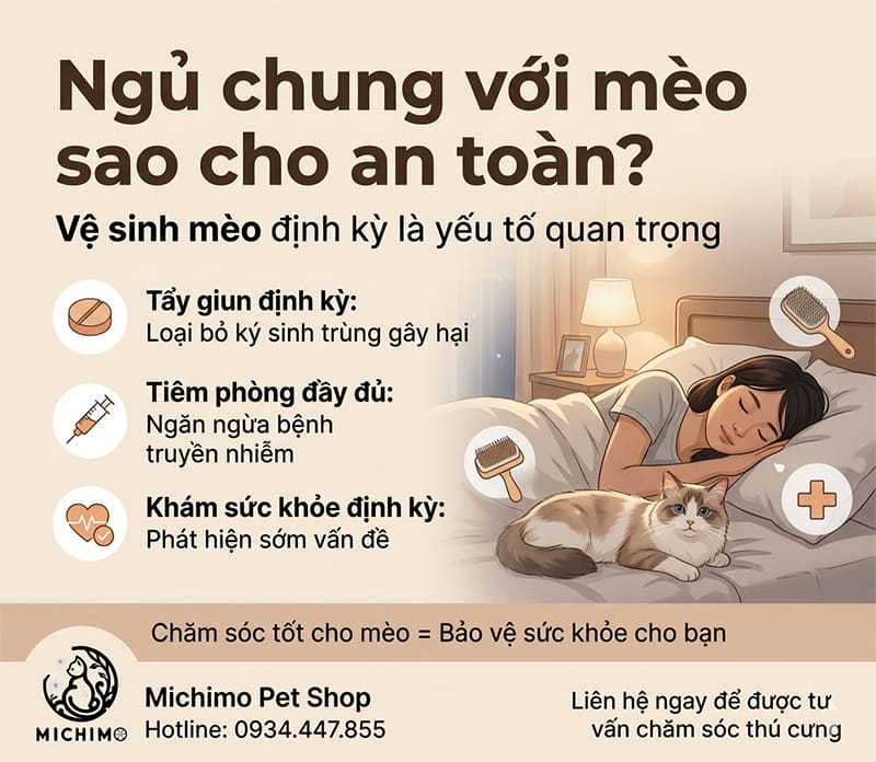 Vệ sinh mèo định kỳ